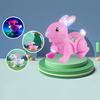 Colorful Projection Light Music Glowing Toy Cartoon Electronic Dancing Lion Dog Rabbit Toy
