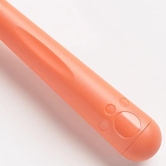 Portable Scraper Cat Dog Hair Remover with Long Handle Anti-Slip Curved Grip Reusable Widened Coverage Area Hair Ball Lint Remover