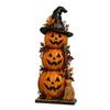 Halloween Schreibtischdekorationen Holz Tischplatten-Display Akzent für Kaminsims, Regal und Party-Dekoration, Ein ausgewählter Stil pro Packung