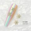 Create Beautiful Nail Designs with 10pcs Shimmering Snowflake Nail Charms Nail Decorations