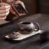 Color-changing purple sand Xishi pot travel tea set, one pot, two cups, dry bubble plate, outdoor business activities, holiday gifts