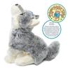 [VIAHART] Wolf Walcott Plush Toy M Size (Approx. 28cm) A Gray Wolf Quietly Cuddling Washable Stuffed Toy Cute [Parallel Import]