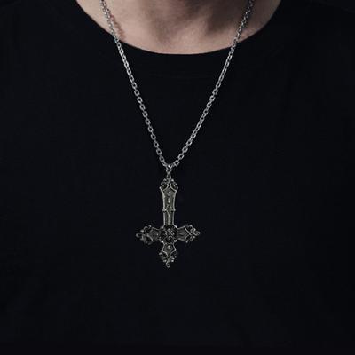 Collana Vintage per Donna Uomo Collana con Pendente Barocco Ipoallergenica Gioielli Punk Gotici Regalo per San Valentino Compleanno