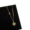 New Chinese Gourd Ruyi Lock Pendant Gold Necklace Women'S Light Luxury High-End Exquisite Versatile Neck Chain Sweater Chain
