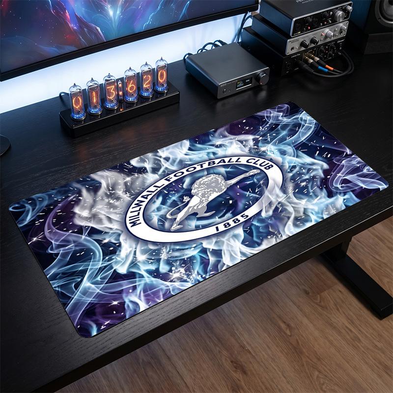 Millwall Football Print Large Mouse Pad, Anti-Slip Extended Gaming Desk Mat for Office Home