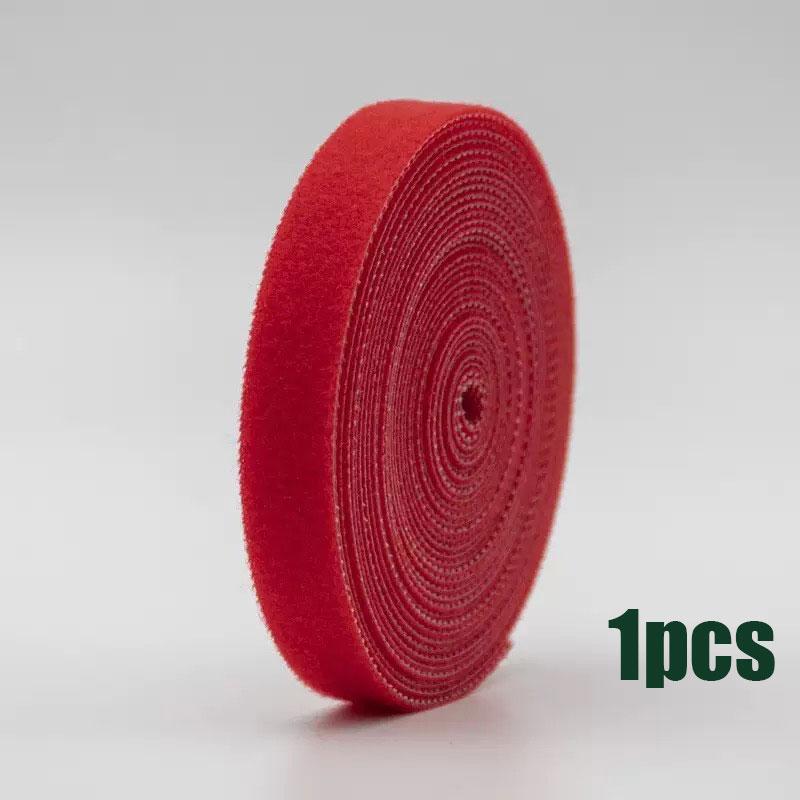 5M/Roll 10mm Cable Organizer Nylon Velcro Binding Tape Cable Wire Winder Tape Earphone Mouse Cord Management Ties Protector