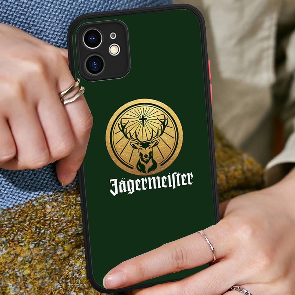 

Hi J-Jagermeister Logo Phone Case For IPhone 16 15 14 Plus 15 13 12 11 Pro Max X XS MAX Matte Cover iphone 15 plus