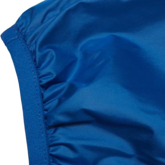 Adidas Color Block Design Logo Print Hooded Jacket Men Jacket Blue AJ3680