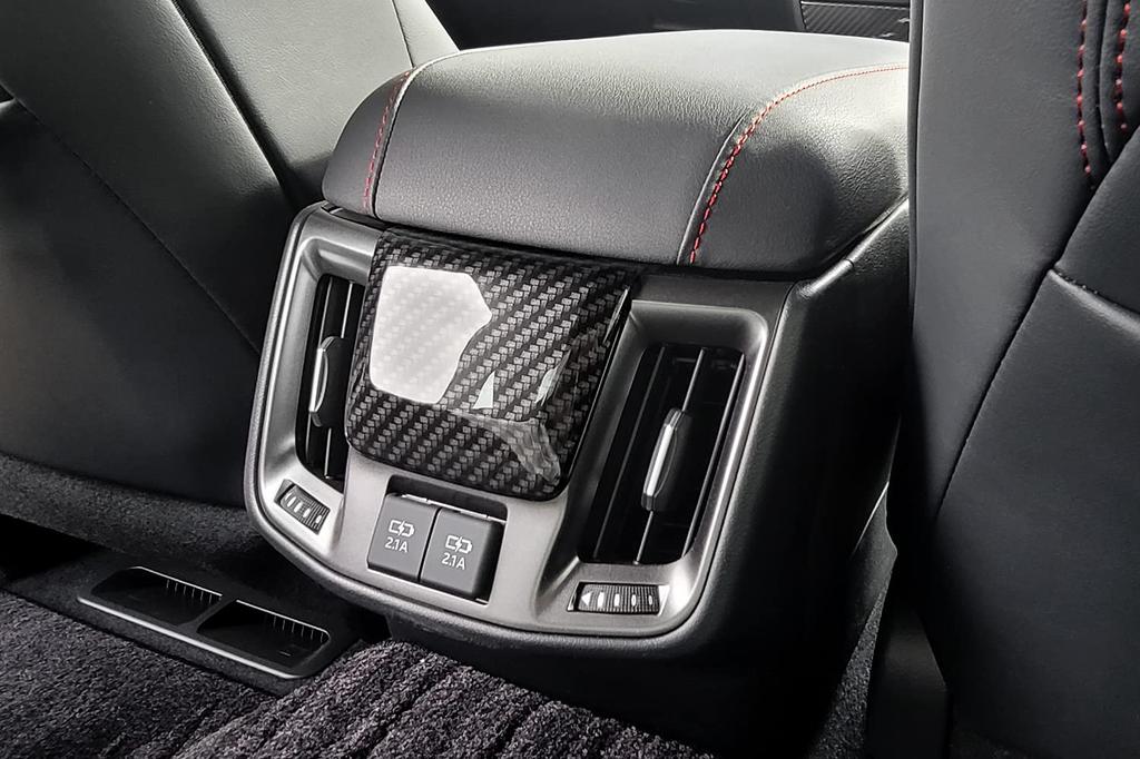 SecondStage Rear Seat Accent Panel for Toyota Crown 220 Series with Digital Carbon Fiber Look (T589DCB) (with USB) (Late Model)