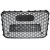 Gloss Black Front Bumper Radiator Vent Mesh Grille Grill Fit Q7 2005-2015
