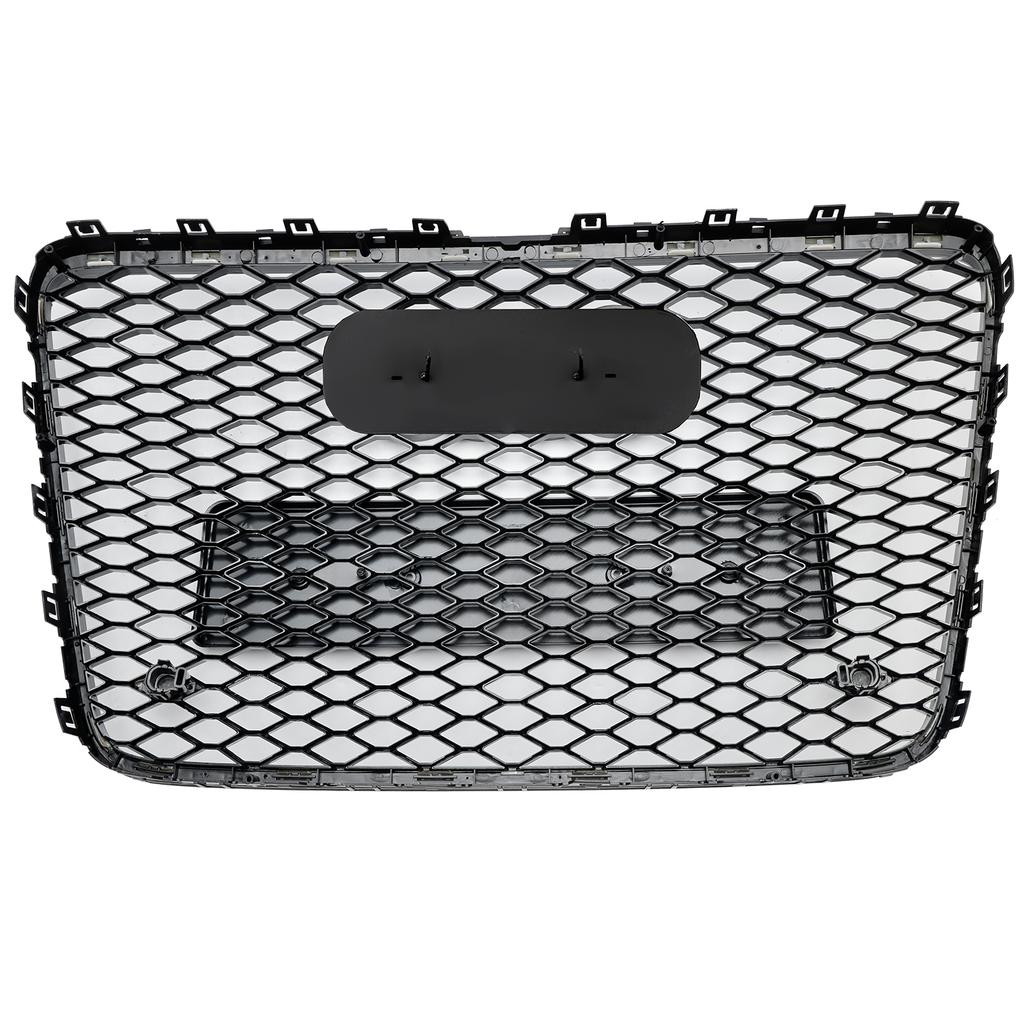Gloss Black Front Bumper Radiator Vent Mesh Grille Grill Fit Q7 2005-2015