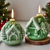 Silicone Molds Christmas House Candle Molds Epoxy Resin Molds Craft Molds Handmade Castings Molds Plasters Molds