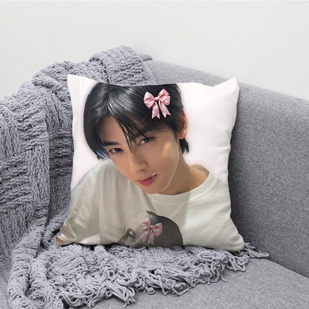 Korea Actor C-Cha Eun W-Woo Pillow Case Soft Cushion Cases for Farmhouse Sofa Decor Home Decorations and Protector Pillow Case