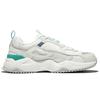 FILA Rayflide Textile, Synthetic Leather Low top Casual Shoes Unisex White Blue Green Korean Style 1RM02120E_143