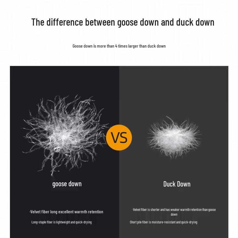 XueZhongFei Men's Winter Lightweight Goose Down Pants