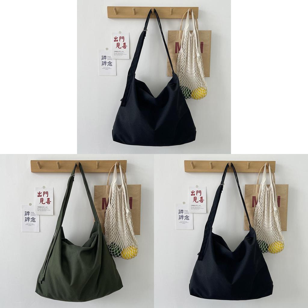 Canvas Tote Bag With Zipper Closure For Daily Use And Travel
