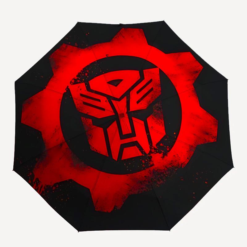 

Transformers Automatic Open/Close Cute Umbrella, Portable 3-Fold Compact Umbrella for Men & Women, Perfect Gift for Birthday, Christmas Idea