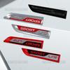 3D Car Styling Sport Line Emblem Side Badge Metal Stickers Rear Trunk Decals For Skoda Citigo Octavia Kodiaq Kamiq Yeti Fabia RS