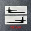 Mercedes-Benz New C-Class, E-Class, A-Class Rear Side Emblem & Angel Wings Sticker for E300L/C260L Long Version