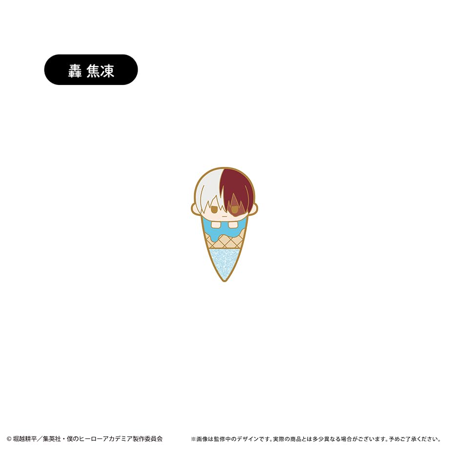 TV Anime "My Hero Academia" Ice Tapi Pins 8-Piece Box
