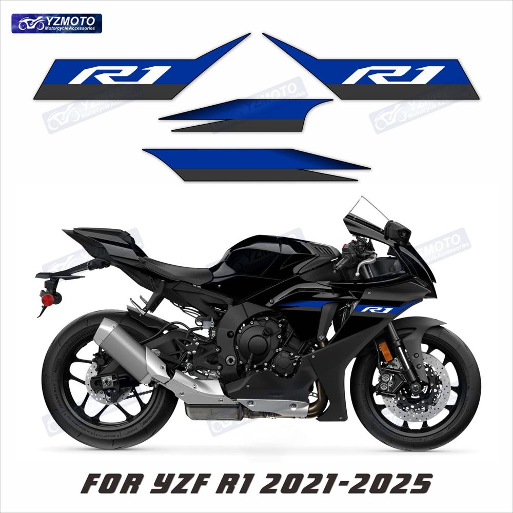 For YZF R1 YZF-R1 2020 2021 2022 2023 2024 Motorcycle Racing Fairing Stickers Reflective Body Decoration Decal Sticker