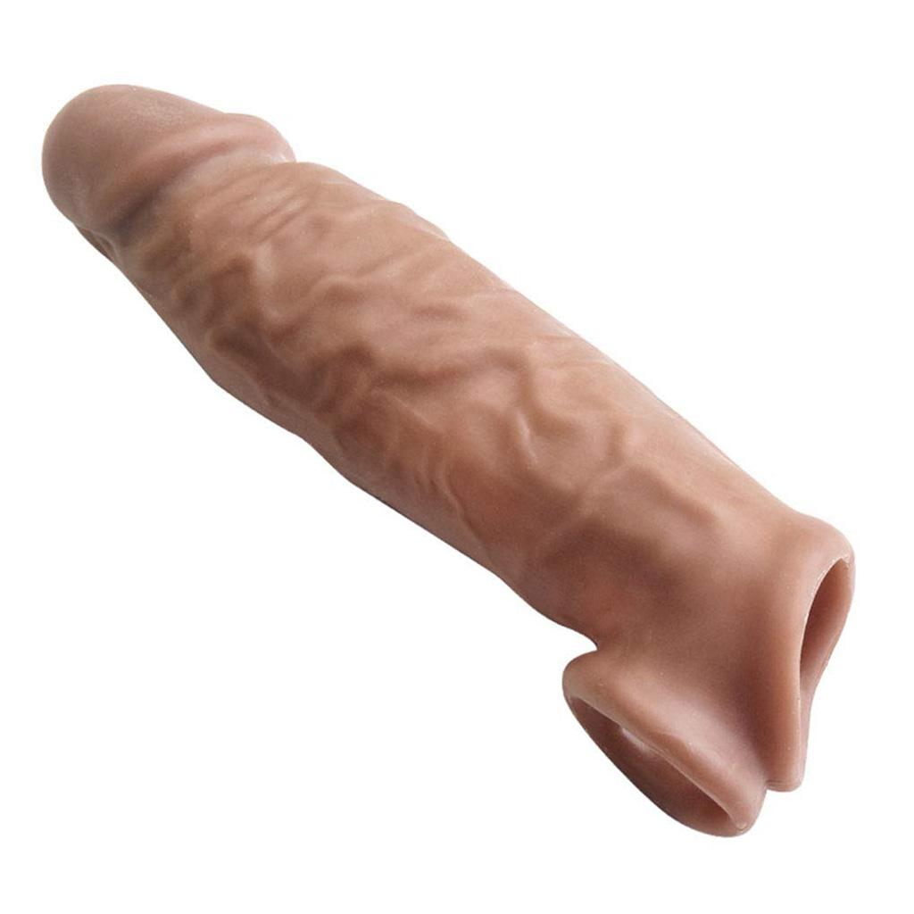 Dildo Sleeve Longlasting Dildos Extender Stimulator Enlargement Extension Adult Toys for Men Couples Beginner