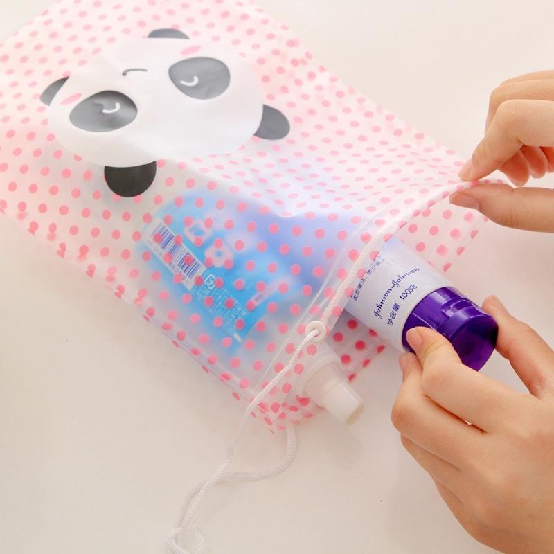 New Waterproof Durable Cartoon Makeup Bath Cosmetic Toiletry Travel Toothbrush Pouch Bag Organizer C