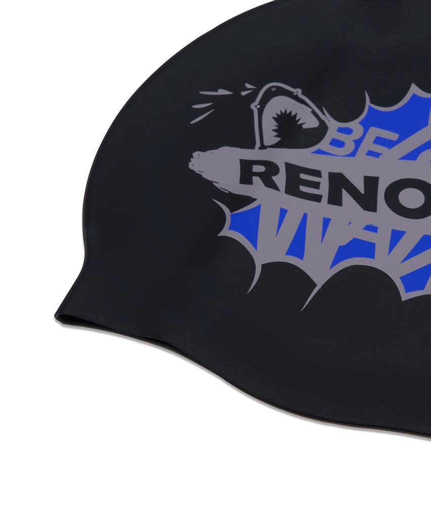 Lenomasuyeongbog Toys Adult Typo Silicone Swim Cap Black Ro-Rc2E402-Bk