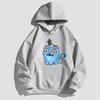 Children's Kpop Style Hooded Sweatshirt with Cute Tiger and Crow Cartoon Girl Hoodies on Top