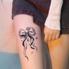 Butterfly & Moon Star Semi-Permanent Waterproof Tattoo Stickers - Sweet & Cool Leg Design, Long-Lasting, Non-Reflective