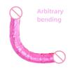 Colorful Bold Large Simulation Double-Headed Dragon Penis Lala Gay Women's Sexy Sex Product Dildo TPE