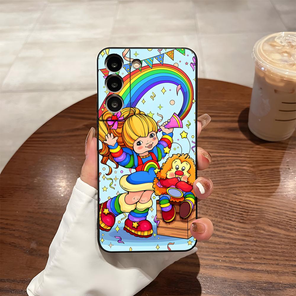 Cute Rainbow B-BriteS Phone Case For S25 Ultra Samsung S26 S24 Fe S23 S22 S20 S21 Plus A54 A34 A53 A16 Back Cover
