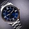 Casio Standard Series Minimalist Retro Small Round Watch Business Fashion Quartz Movement Stainless Steel Strap Men watches Blue MTP-V005D-2B5