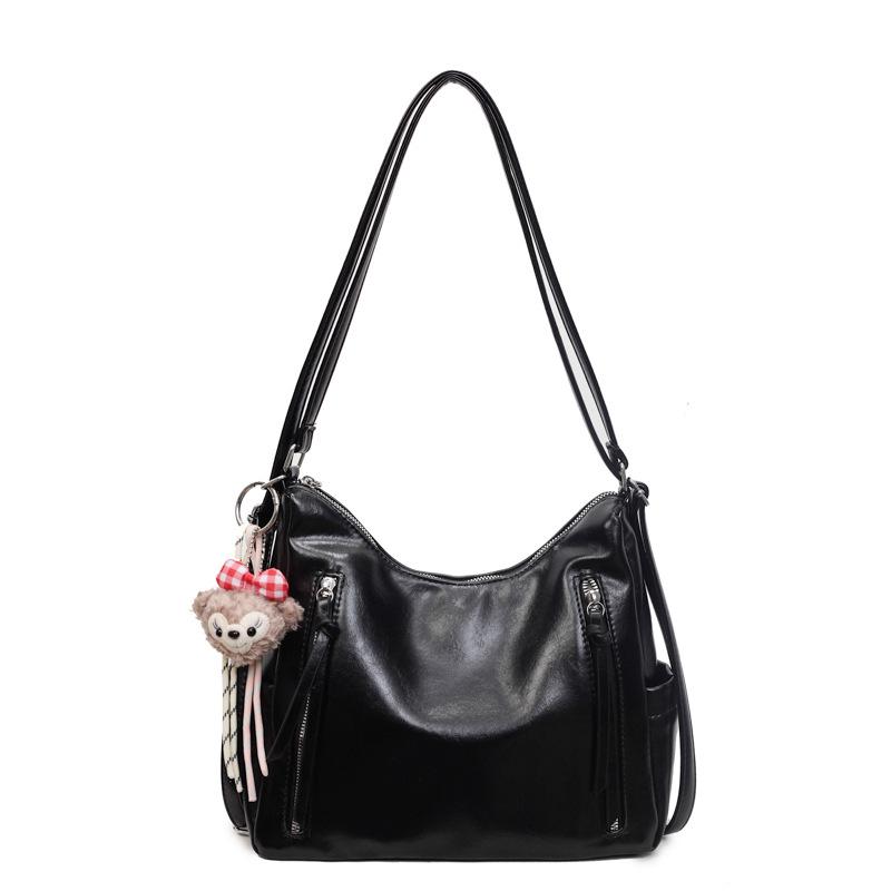 Casual Commuter Tote Bag Women's Large Capacity 2025 New Shoulder Messenger Bag Retro Fashion Lightweight Backpack