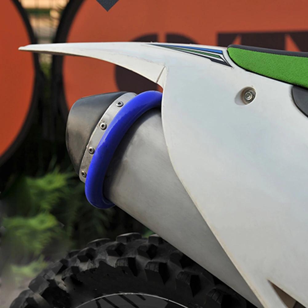 Universal Motorcycle Silicone Exhaust Protector Can Cover For Honda CR250 CRF230F CRF250R CRF250X CRF450R CRF450X Yamaha Suzuki