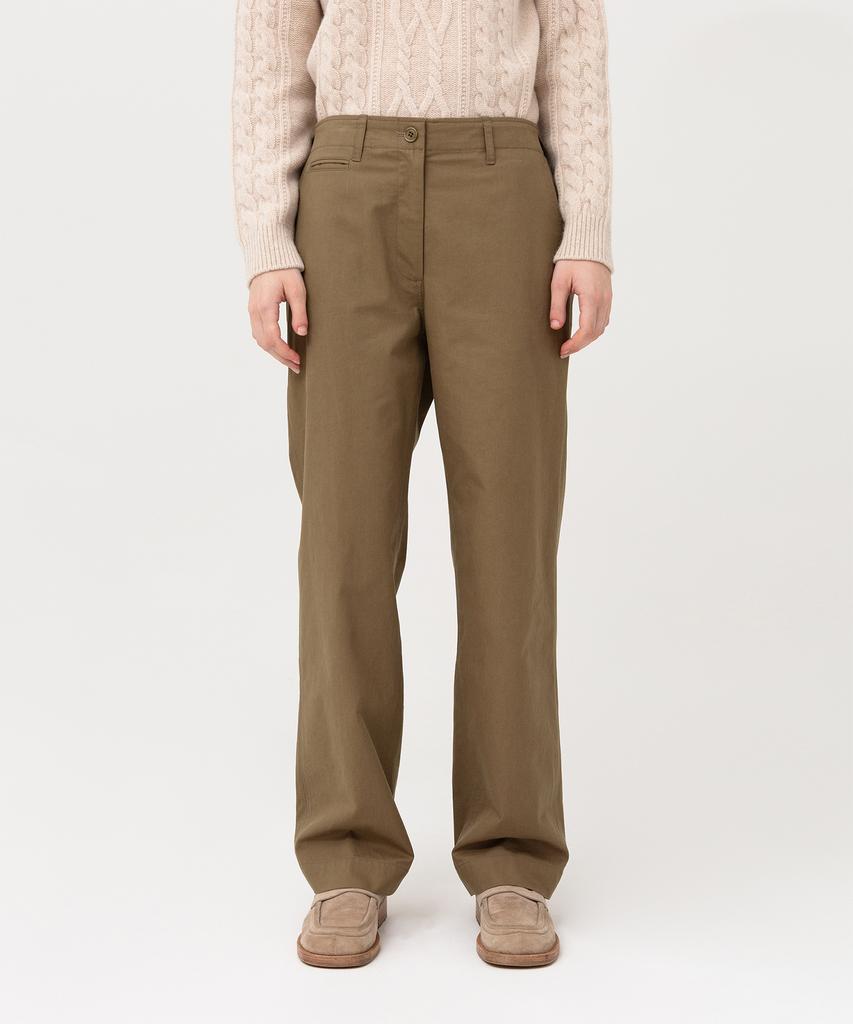 Beulaunyadeu W Essential Chino Pants, Mocha