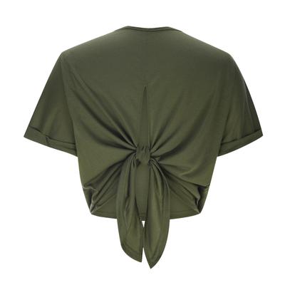 Fashion Woman Causal Turtleneck Solid Blouse Short Sleeve  T-Shirt Summer Tops