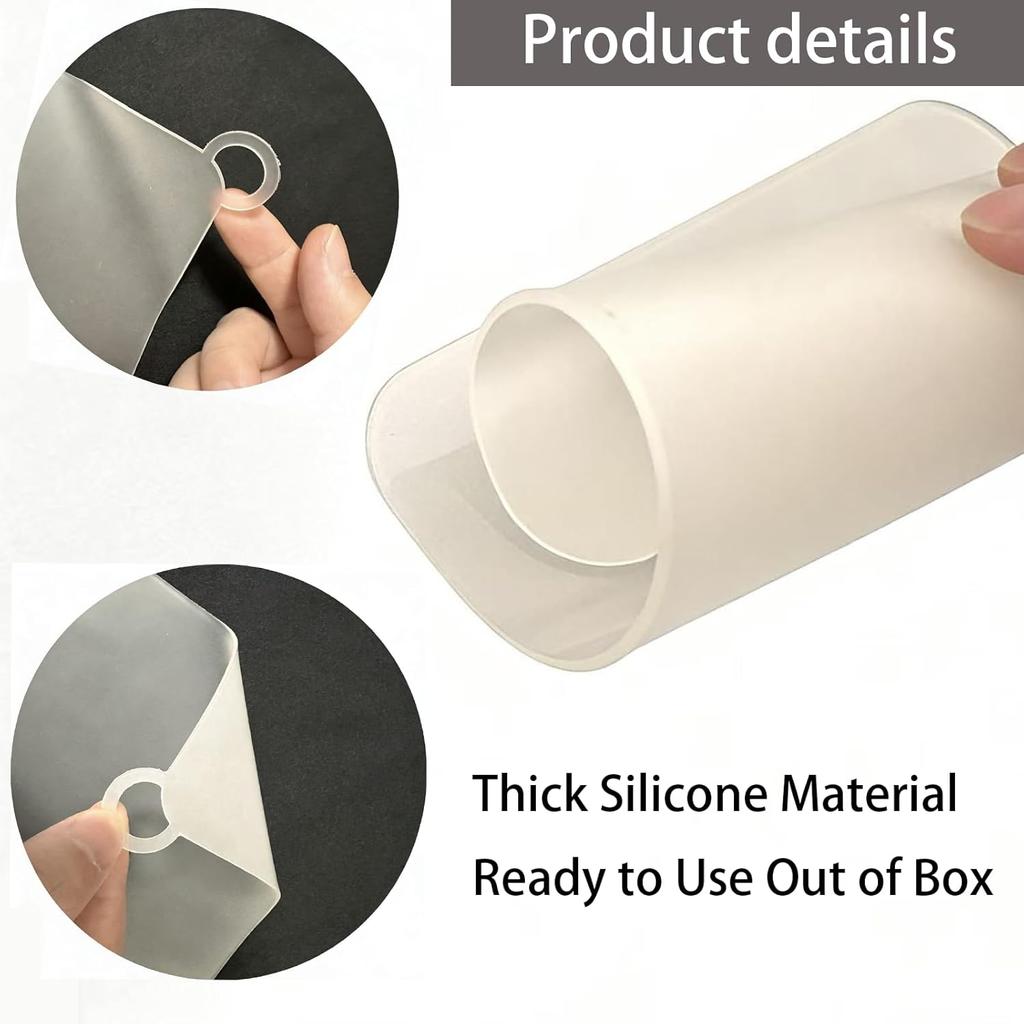 4 Pieces Silicone Tub Stopper Floor Drain Cover Shower Drain Cover Floor Sewer Anti-Odor Mat Deodorizing Drain Plugs for Kitchen Bathroom Laundry
