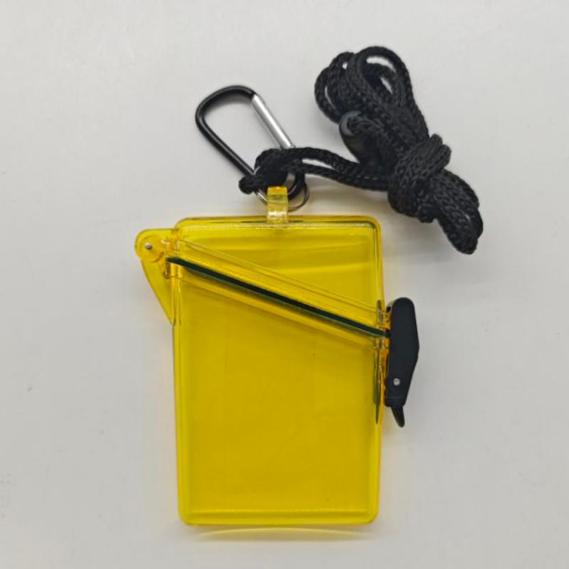 

1 шт. новый портативный дайвинг каякинг водонепроницаемый ящик контейнер для снаряжения чехол веревка зажим для денег удостоверение личности ключ прозрачный собирать