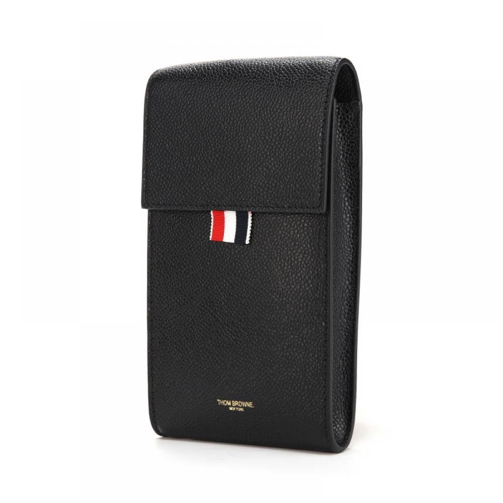 Tom Brown Mac113a 00198 001 Pebble Grain Three Line Tab Phone Holder Cross Bag