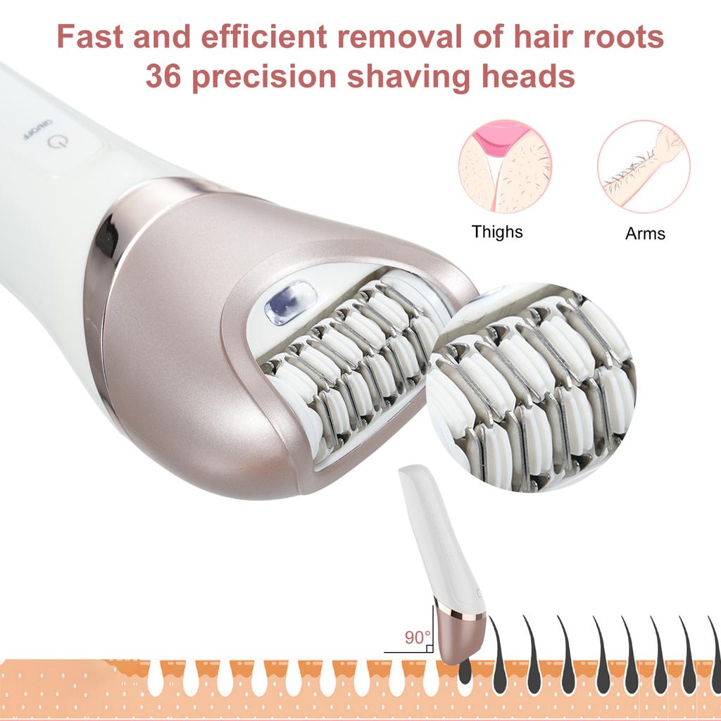 6 IN 1 Women s Electric Hair Remover Face Foot Body Hair Grooming Set for Women
