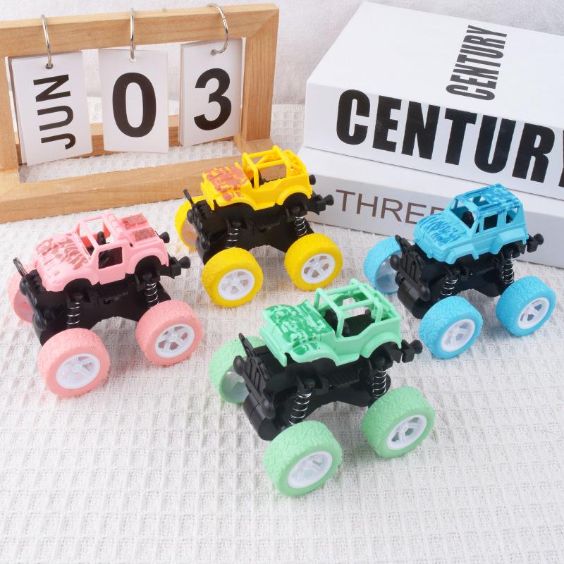 Children's Inertial Stunt Dinosaur Excavator & Dump Truck Toy Set