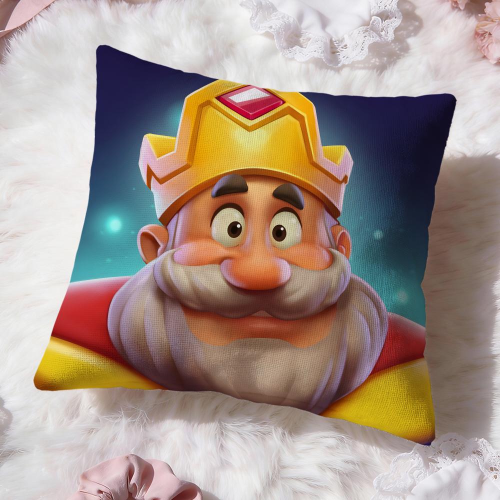 Royal Match game Cushion Cover Premium Comfort Reversible Pillow Cove -Two in One Design for Any Room & Car Interior