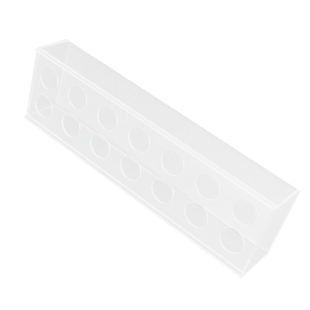 Vază acrilică transparentă, dreptunghiulară, elegantă, pentru piesa centrală, vază de flori pentru decorul casei, nuntă, petrecere, 14