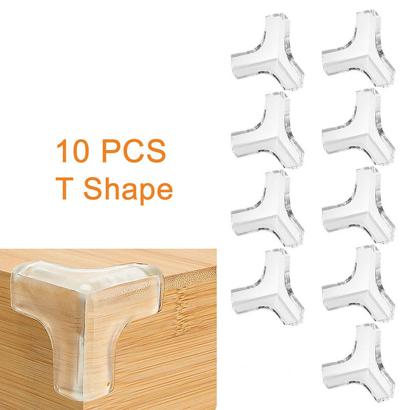 10 Pcs Transparent Corner Guard - Baby Safety Corner Protector for Table & Furniture