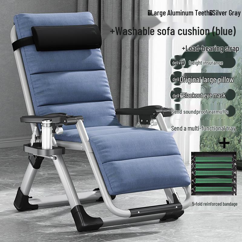 Premium Reclining Backrest Chair for Relaxing and Sleeping, Foldable for Home & Balcony Use