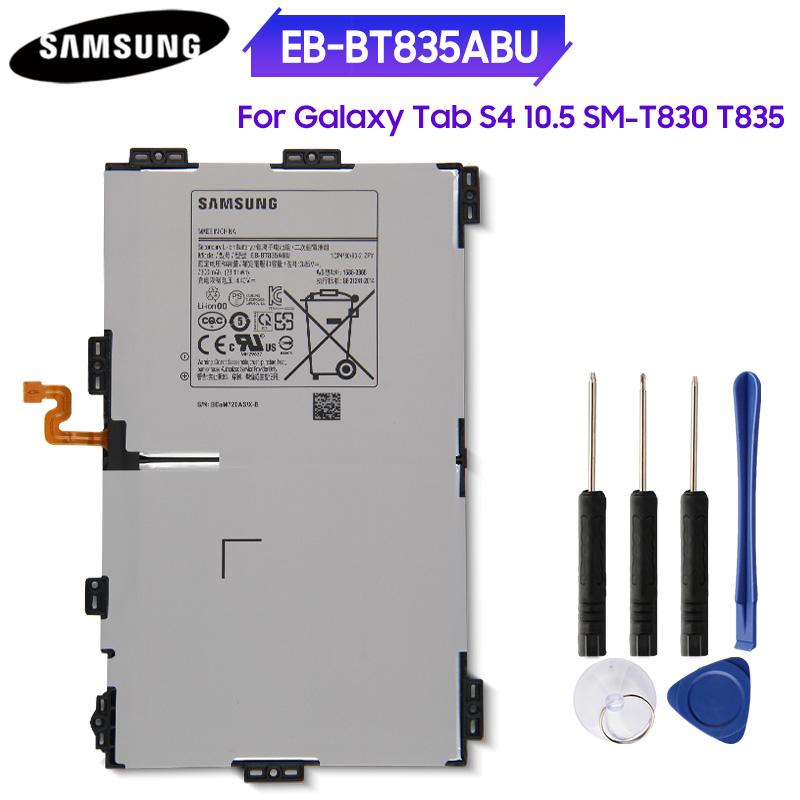 

Оригинальный сменный аккумулятор Samsung EB-BT835ABU для Samsung Galaxy Tab S4 10.5 SM-T830 T830 SM-T835 T835 Аккумулятор для планшета 7300 мАч