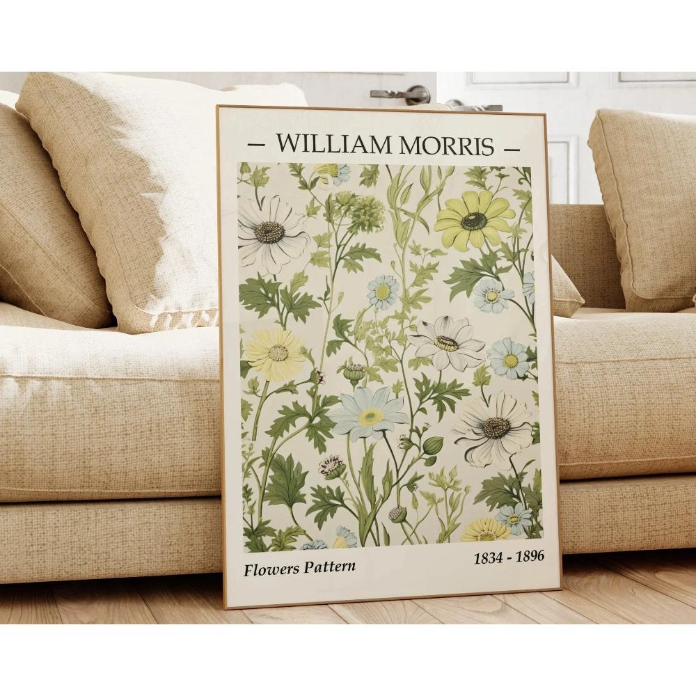1PC Neutral William Morris Poster Poster Paper Print Home Living Room Bedroom Entrance Bar Cafe Art Painting Decoration