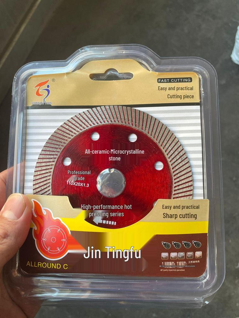 Corrugated Diamond Saw Blade for Ceramic, Microcrystalline Stone, Tile & Marble Cutting