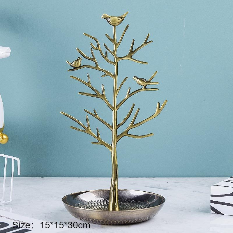 Originality Jewelry Showcase Stand Necklace Jewellery Displays Rack Earrings Ring Display Shelf Trinket Live Pictures Props